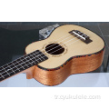 Yüksek kaliteli inci şerit kenar ukulele